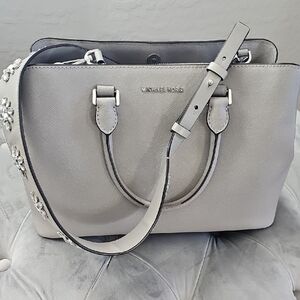 Michael Kors Silver Satchel